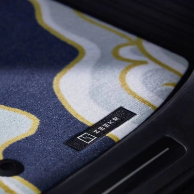 2021- Zeekr001 Landscape Foot Mat Carpet Surface Automotive with Leopard Design Style