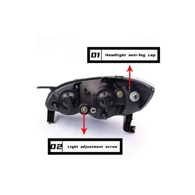 BYD F3 F3R 16.10- Second Generation Automobile Headlight Assembly with Easy Installation