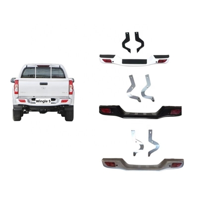Rear Bumper Assembly for Great Wall Wingle Car Exterior Decoration Sliver Black White